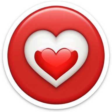 Quiero un emoji de amor y paz con la palomita encerrada en un círculo y un corazón  sticker