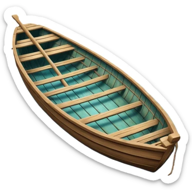 underwater row boat sticker