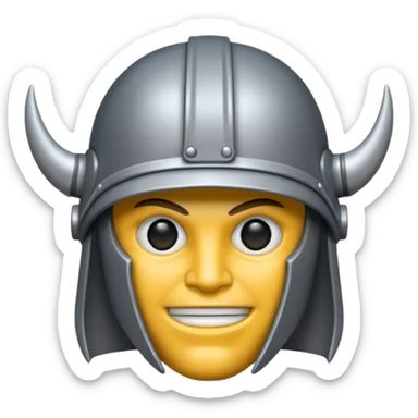 an emoji of a raider from arc raiders sticker