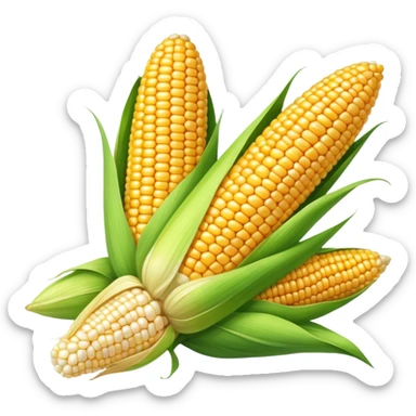 corn with seasoning sticker