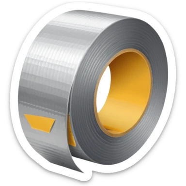 Duct tape ban sticker