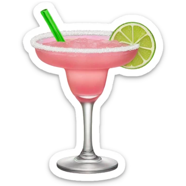 Pink margarita  sticker