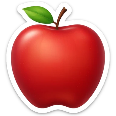 matching letter A and picture of apple sticker