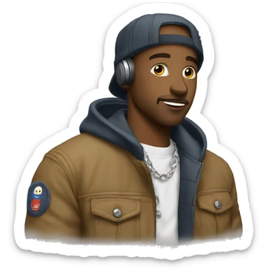 Le rappeur français Jul sticker