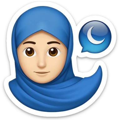 DOĞU TÜRKİSTAN BAYRAĞI (İNSANSIZ) AY VE YILDIZ MAVİ BAYRAK sticker