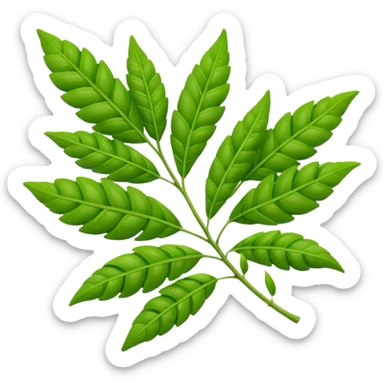 Curry leaves  sticker