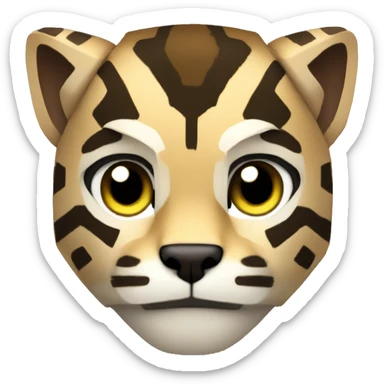 minecraft ocelot sticker