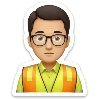 Walmart worker odp has a gotea wheres glasses yellow safety vest and hes 40 thin guy with dark hair sticker