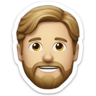 tim heidecker with a beard holding a plastic ziploc bag of walnuts sticker