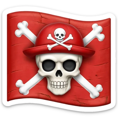 Strawhats flag as an emoji sticker