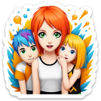 paramore album cover sticker