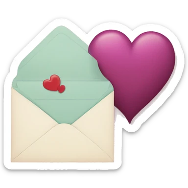 postcard for parents with love sticker