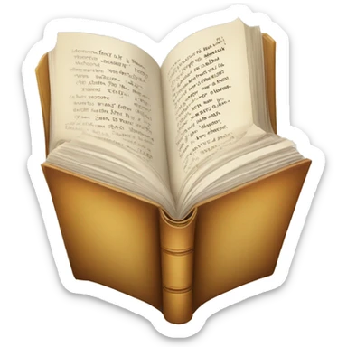 open book that says Bookish Vixen in script writing on the pages  sticker