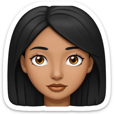 Blackhair Mom sticker