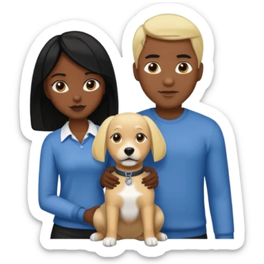 African black male with black hair fucking blonde girl doggy style sticker