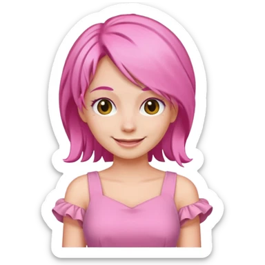 Cosas de mujer pink  sticker