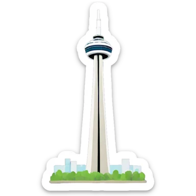 CN tower sticker