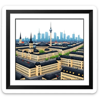 associated with Berlin sticker