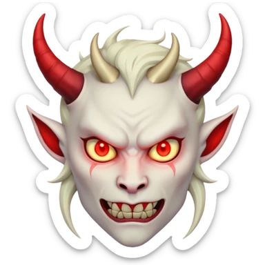 Demon d'animé ou manga sticker