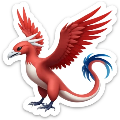 Yveltal-Lugia-Latias-Fakémon-hybrid-creature (full body)  sticker