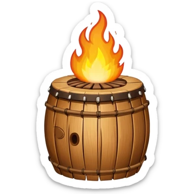 SHAMAN DRUM FIRE sticker