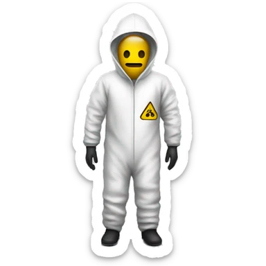 hazmat suit sticker
