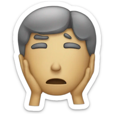 facepalm emoji sticker