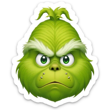 the grinch movie version sticker