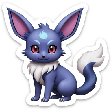 Cool Cute Kawaii Noibat-Eevee-Absol-Zorua-Umbreon-Pokemon Full Body  sticker