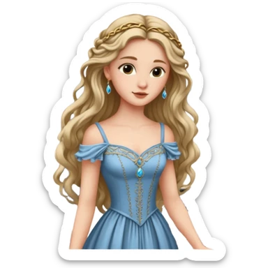 Juliet against the backdrop of a balcony sticker