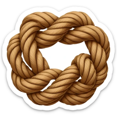 knot whit a rope sticker