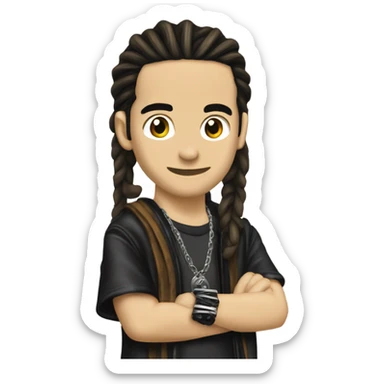 tom kaulitz in 2006 sticker