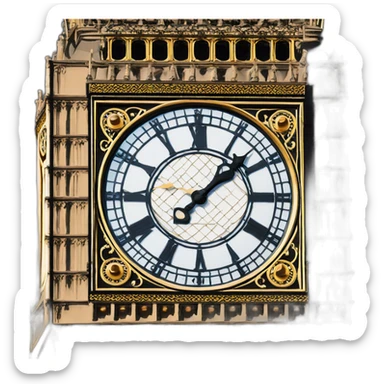big ben 256x256 sticker