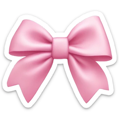 Baby pink bow🎀 sticker