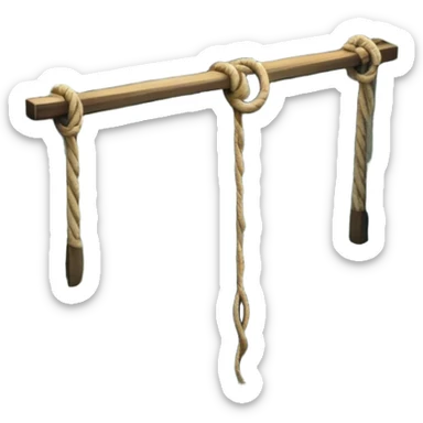 "A deep, stone-walled well, with a rope hanging down into its shadowy depths. The surface of the water inside reflects faint light, surrounded by grass and rocks, giving it a serene yet mysterious vibe sticker