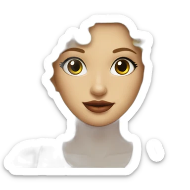 curly-blonde-woman-black-latex-dress sticker