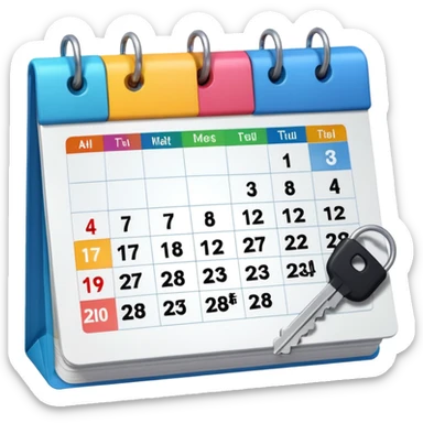 Fechas clave sticker