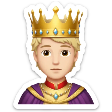 White Prince sticker