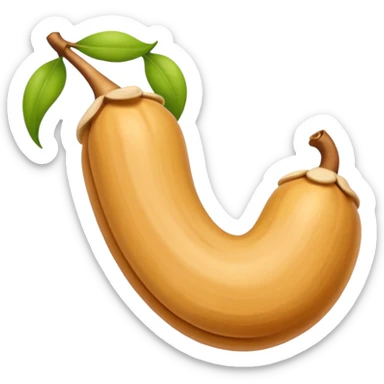 Make single simple Cashew dryfruit no leave  sticker