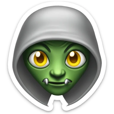 Gangster alien  sticker