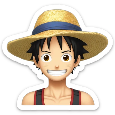Luffy sur nami sticker