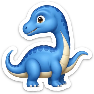 As un emoji de el dinosaurios ANQUILOSAURIO de perfil en color azul que sea bebe y tenga un efecto mas animado que sea mas animado y sin tantos picos pero que sea ANQUILOSAURIOno se parese a un ANQUILOSAURIO asi esta bien pero olvidaste hacerlo bebe  sticker