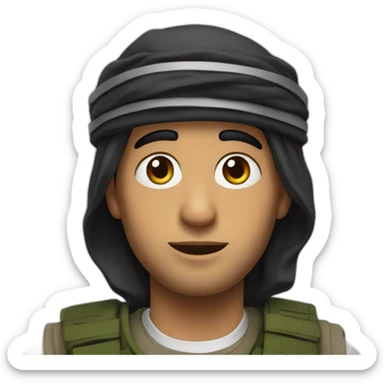 Abu obeida gaza sticker