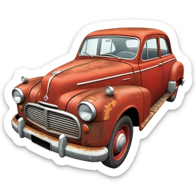 Auto viejo sticker