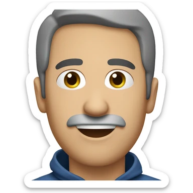 mano izquierda cerrada de frente sticker