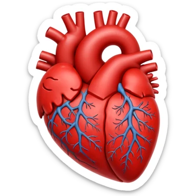 heart human organ sticker