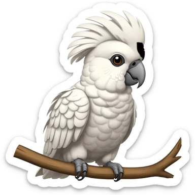 White Cockatoo sticker