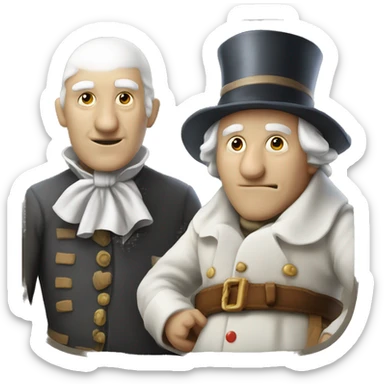 Bonhomme vieux et chauve faché sticker