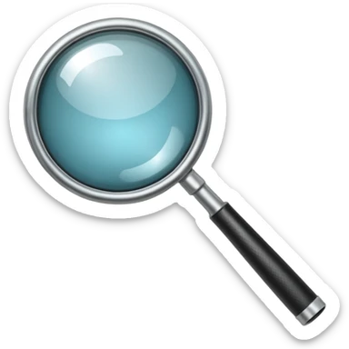Magnifying Glass sticker