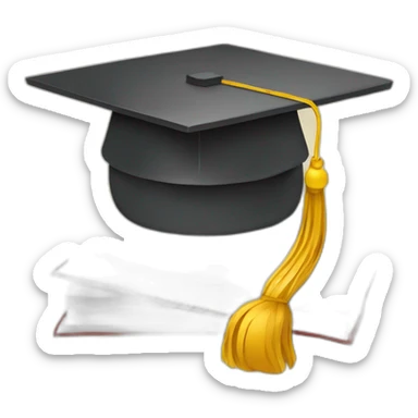 further education in HR style with Mortarboard sticker